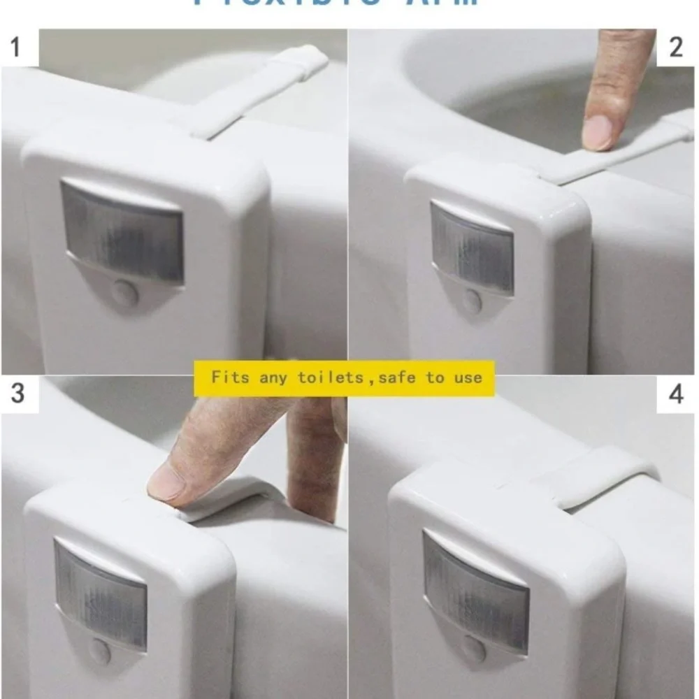 Chunace 16 color toilet night light - Picture 4 of 9